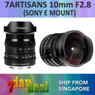 7Artisans 10mm F/2.8 Full Frame Fisheye Manual Focus Lens