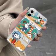 Light Pink Hood Snoopy G Simple Space Shell Suitable for Apple 15/iphone14promax Phone Case 13 Shock-resistant 12 Trendy 11 Sets xs/xr XCS5