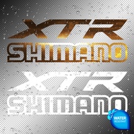 2X Stickers Shimano XTR | Deore | Weather Proof Die-cut decals | MTB | Group Set