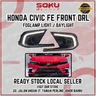 HONDA CIVIC FE FRONT DRL LED LIGHT LAMP DAYLIGHT FOGLAMP FOGLIGHT CIVIC FE SIGNAL LAMP LED FRONT BUM