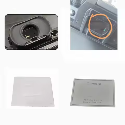 Tempered Glass Viewfinder Protector Eyecup Cover for Fujifilm XE5 XT4 XT5 XT30 II XT20 GFX 100II 100