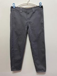DICKIES SLIM W873 窄版 硬挺 休閒長褲 工作褲 30×32 (鐵灰)