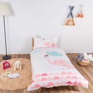 Jadaloo 防塵蟎抗鼻敏感兒童四季被套枕袋套裝- # Pink Elephant Junior Bed