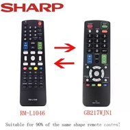Sharp ( ) remote control TV LED LCD (GB217WJN1) RM-L1046 model change s ntroduction-Sharp LCD LED TV