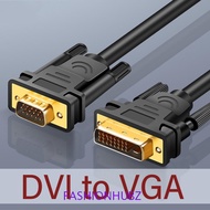 FASHIONHUBZ Dvi 24+1 To Vga Cable, DVI 24+1 Male To Male Dvi To VGA Cable Adapter, Video Converter 1