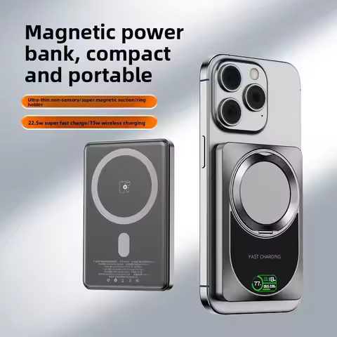 PD 20W Magnetic Power Bank 10000mAh 15W Wireless Portable Charger with Stand Powerbank for Magsafe f