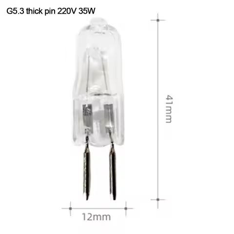 5pcs 2023 Glass tube G4 G5.3 G9 halogens Bulb Dimmable 10W 20W 35W 40W Ceramic Lamp 12V/220V Aromath