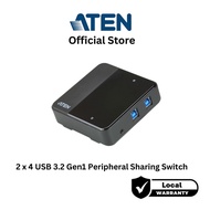 ATEN US3324-AT USB Solutions Docks and Switches US3324   2 x 4 USB 3.2 Gen1 Peripheral Sharing Switc
