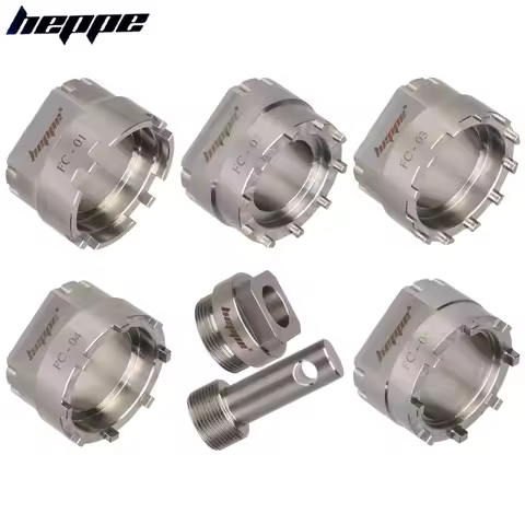 HEPPE Bike Crank Removal Tool Crank Spider Locking Ring Install and Remove Wrench for ROTOR/Cannonda