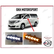 PERODUA ALZA TOYOTA VELLFIRE ALPHARD ANH20 ESTIMA ACR50 VIGO CHAMP 2008 2010 2012 2014 SIDE MIRROR SIGNAL LED LAMP LIGHT