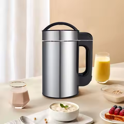 1.2L 6 In 1 Almond Milk Machine Household Multi-function Soybean Oat Milk Maker Electric Blender Sou