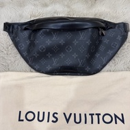 LV 腰包 黑花