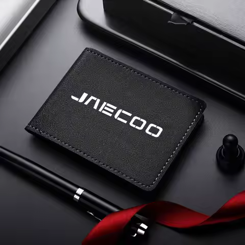 Leather Driver License Holder Card Bag Credit Card Wallet for Chery Jaecoo J7 J8 7 2023 2024 2025 Ca