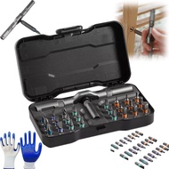 Preliminark Screwdriver, 24 In 1 Magnetic Ratchet Screwdriver Set, Ratchet 24-In-1 Screwdriver Set P