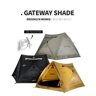 Brooklynworks outdoor quick-open camping tent, black camping tent, 5-person tent