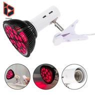 [Blesiya] Red Lamp, 660nm Red and 850nm, 141MW/cm2, E26 E27 Sockets, Aluminum for Pain Muscle with H