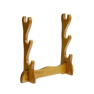 ZYJC Solid Wood 1/2/3/4 Tiers Horizontal Support Detachable For Most Swords Display Stand Stents D