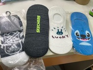 Adidas Skechers 運動品牌短襪 史迪奇卡通襪子