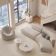 Sofa Fabric Sofa Combination Area Beauty Salon Designer Rest Sofa Chair Nordic Curved Style Hotel Cr