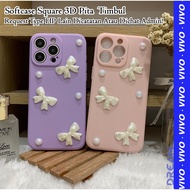 [3D23] Softcase Square 3D Embossed Ribbon For VIVO Y22 Y21S Y17S Y20S Y12S Y15S VIVO V27E V9E V21 4G