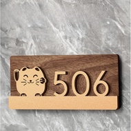 House Number Plate Retro 3 house number plate outdoor Hdb Unit Number House Number Plate Unit Number