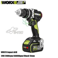 WORX WU373 Electric Drill Impact Screwdriver Cordless Power Tools