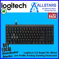 Logitech G515 Rapid TKL Low-Profile Wired Analog Gaming Keyboard (Magnetic Analog / Rapid Trigger) (