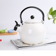 Thickened Enamel Enamel Singing Pot Called Singing Kettle Pot Spherical Gas Stove Kettle Whistle2LFl