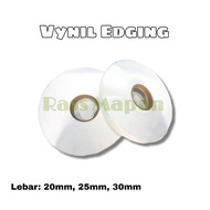 Vynil Vinil Edging PVC Sheet Triplek Putih 1 roll 200m.