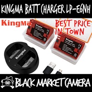 [BMC] KingMa LP-E6NH Dual Battery/Charger Kit KIT-LPE6NH-BM015 (For Canon EOS R R5 R6 5D4 5D3 5D2 6D 6D2 7D 7D2 90D 80D)