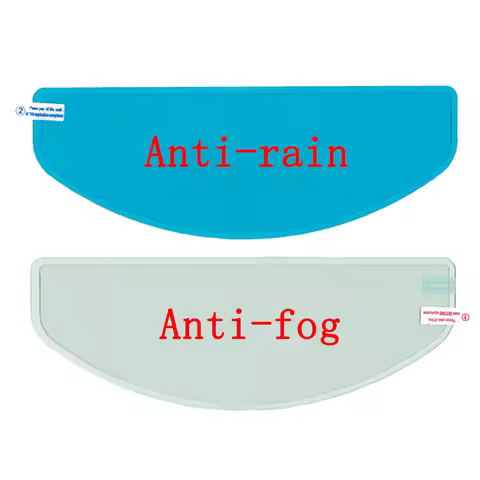 2pcs Motorcycle Helmet Rainproof Anti-fog Film Durable Nano For Motorcycle Helmet Moto Cross Iron Ma