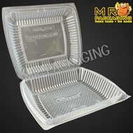 Extra Big Lunch Box [ 50pcs± ] BENXON BX-290 - Disposable PP Plastic Food Box - Chicken Chop Box - BX 290