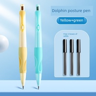 stationary set pencil Pensil Positif Lumba-lumba Pelajar sekolah rendah menggunakan pensil mekanikal