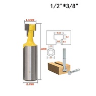 [PENGGONG]ดอกเราเตอร์ก้าน T-Slot T-Slot เครื่องตัดมิลลิ่ง T-Trackดอกกัดทำจากคาร์ไบด์ไม้1ชิ้น