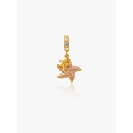 916 Gold Starfish Charm