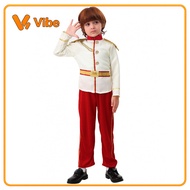 Halloween Costume  In stock Handsome and Charming White Prince Costume for Boys, Kids' Stage Perform