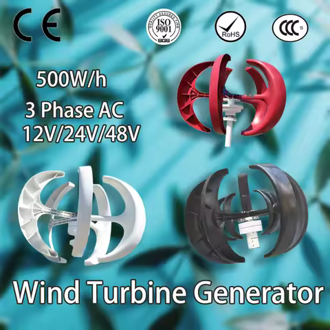 High Quality 24V 12V 5KW 8KW Wind Turbine 10KW Portable Vertical Axis Wind Turbine Generator 48V Alt