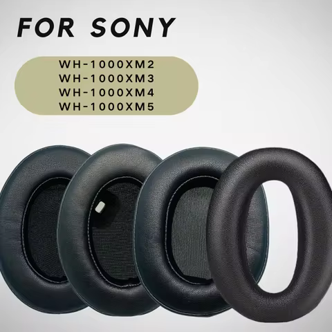 Replacement Ear Pads Cushions for Sony WH-1000XM4 WH-1000XM5 WH-1000XM3 WH-1000XM2 Headphone Soft Me