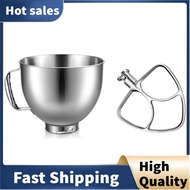 Stainless Steel Bowl Mixer Aid Paddle for KitchenAid 4.5-5Quart Tilt Head Stand Mixer for KitchenAid