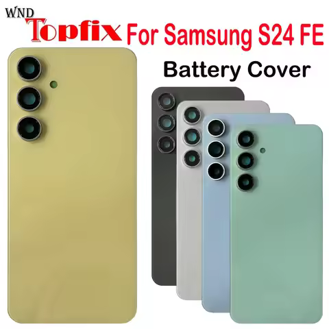 For Samsung Galaxy S24 FE S721B SM-S721B/DS SM-S721U1 Phone Housing S24Fe Battery Back Cover Replace