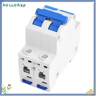HECCEHZP Circuit Breaker, 2P 400V AC 25A/40A/50A/63A 2P Circuit Breaker, Durable DZ47-63 Leakage Cir