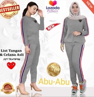 SIS - (GRATIS ONGKIR & COD) Setelan Training Wanita PLAY /uk. L - XL - XXL - 3XL/NEW 2021/TerbaruTer