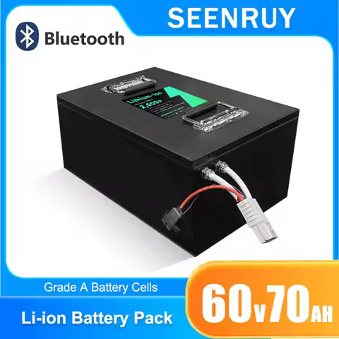 60V 70Ah Li-ion Battery Pack for Electric Tricycle/Motorcycle with Built-in BMS Deep Cycle Rechargea