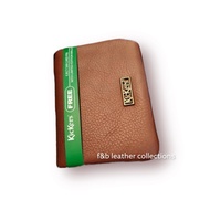 KICKERS Genuine Leather Women's Trifold Wallet Purse 1KDRM-51992 / 1KDUL-52942