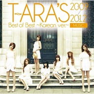 CD Audio Korean Songs T-ARA's Best of 2009-2012 ~Korean ver.~ (Remake Sheet + screen Made From Genui