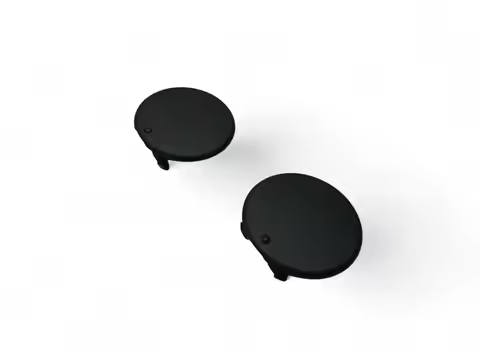 Black Rollbar End Caps for Porsche 911 996/997 Hardtop Latch (2 Pcs, Part Number 99655545700A10) – S