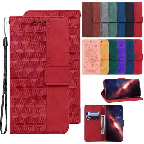 Stand Flip Wallet Case for OPPO Reno 13 12 11 10 9 8 8T 7 Pro Plus 4G 5G 7 Lite Reno 13F 11F 12F 5G 