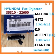 Genuine HYUNDAI Fuel Injector #MATRIX 1.6 #GETZ #i10 #Accent LC 1.3 1.5 1.6 #ELANTRA #35310-22600 #3