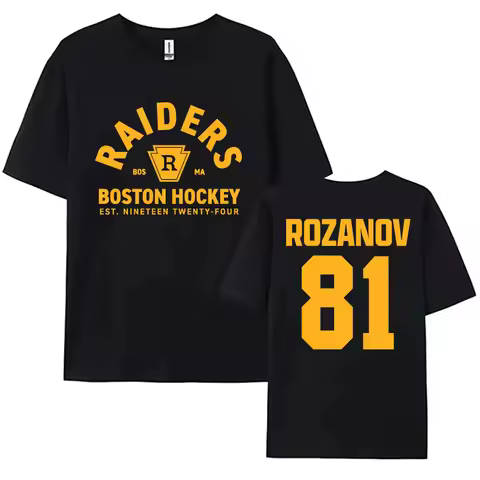 TV Heated Rivalry Llya Rozanov 81 Boston Raiders Tee Women Men Clothing Short Sleeve Cotton Fashion 