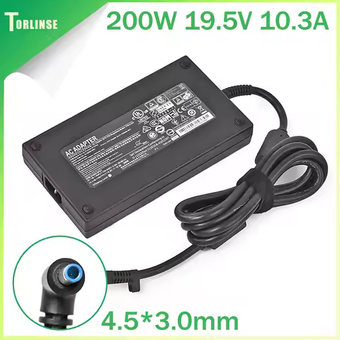 19.5V 10.3A 200W AC Laptop Power Adapter For HP ZBook 17 G5 Series, HP Laptop 15-dc0000 Series,TPN-D